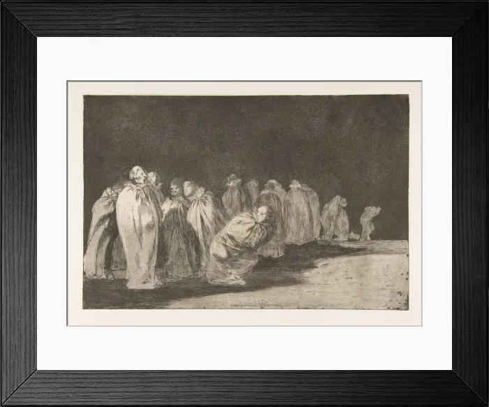 Framed Print : Plate 8 from the Disparates : The men in sacks, ca. 1816-23 (published 1864) Framed Print : Plate 8 from the Disparates : The men in sacks, ca. 1816-23 (published 1864)