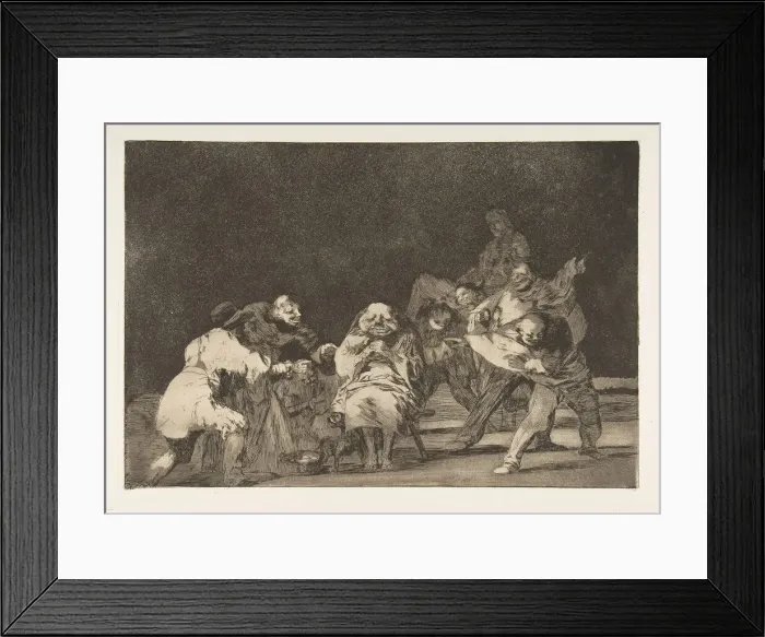 Framed Print : Plate 17 from the Disparates : Loyalty, ca. 1816-23 (published 1864) Framed Print : Plate 17 from the Disparates : Loyalty, ca. 1816-23 (published 1864)