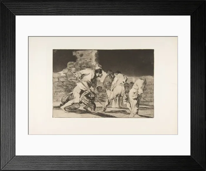 Framed Print : Plate 6 from the Disparates : It is amazing-and we were made by God, ca Framed Print : Plate 6 from the Disparates : It is amazing-and we were made by God, ca