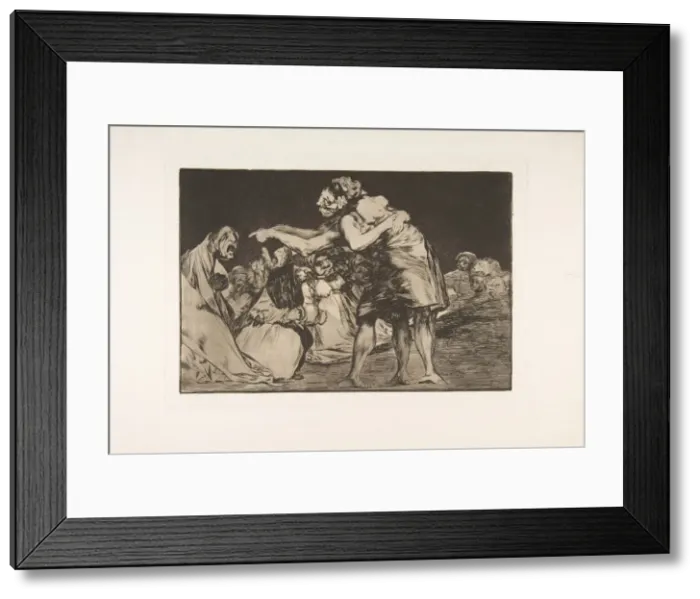 Framed Print : Plate 7 from the Disparates : Disorderly Folly, ca. 1816-23 (published 1864) Framed Print : Plate 7 from the Disparates : Disorderly Folly, ca. 1816-23 (published 1864)