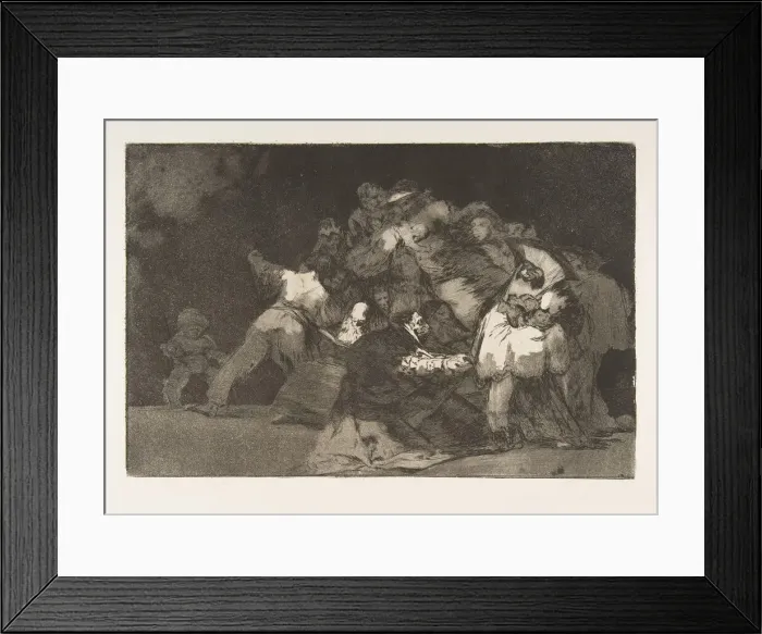 Framed Print : Plate 9 from the Disparates : General folly, ca. 1816-23 (published 1864) Framed Print : Plate 9 from the Disparates : General folly, ca. 1816-23 (published 1864)