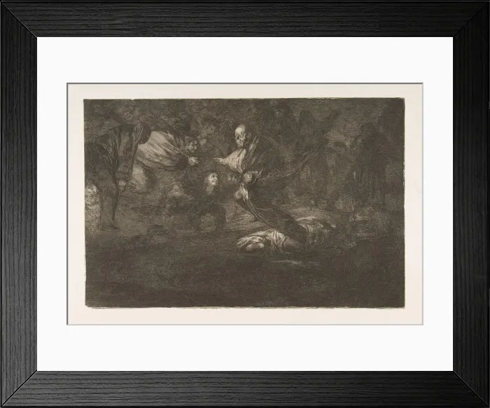 Framed Print : Plate 18 from the Disparates : Birds of a feather flock together, ca Framed Print : Plate 18 from the Disparates : Birds of a feather flock together, ca