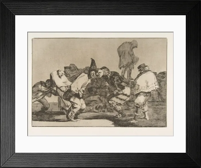 Framed Print : Plate 14 from the Disparates : Carnival Folly, ca. 1816-23 (published 1864) Framed Print : Plate 14 from the Disparates : Carnival Folly, ca. 1816-23 (published 1864)