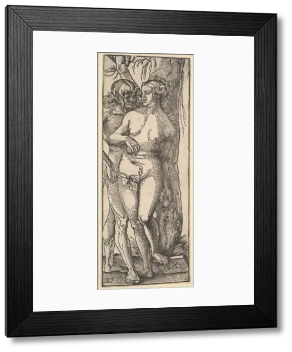 Framed Print : Adam and Eve, 1519. Creator: Hans Baldung Framed Print : Adam and Eve, 1519. Creator: Hans Baldung
