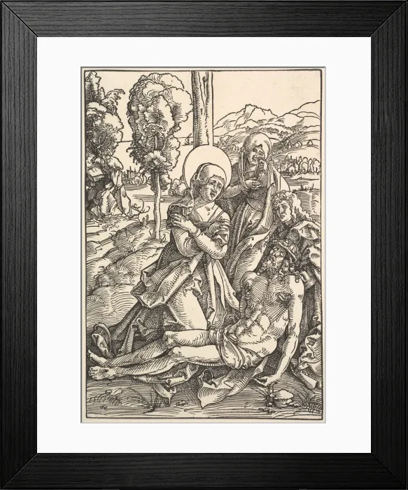 Framed Print : Lamentation for Christ, 1510. Creator: Hans Baldung Framed Print : Lamentation for Christ, 1510. Creator: Hans Baldung