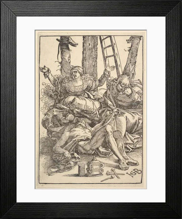 Framed Print : Lamentation for Christ, 1510. Creator: Hans Baldung Framed Print : Lamentation for Christ, 1510. Creator: Hans Baldung