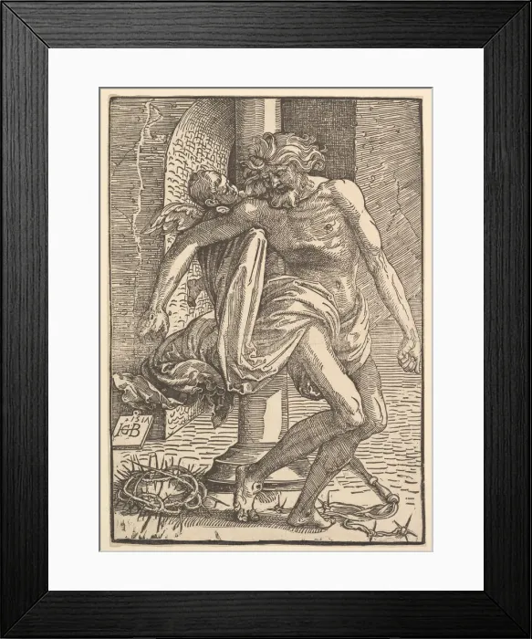 Framed Print : Christ with the Instruments of Torture Supported by a Little Angel, 1517 Framed Print : Christ with the Instruments of Torture Supported by a Little Angel, 1517