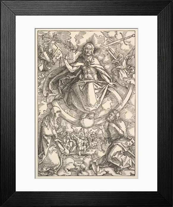 Framed Print : The Last Judgment, 1505. Creator: Hans Baldung Framed Print : The Last Judgment, 1505. Creator: Hans Baldung