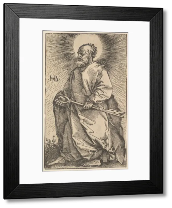 Framed Print : St. Peter from Christ and the Apostles, 1519. Creator: Hans Baldung Framed Print : St. Peter from Christ and the Apostles, 1519. Creator: Hans Baldung