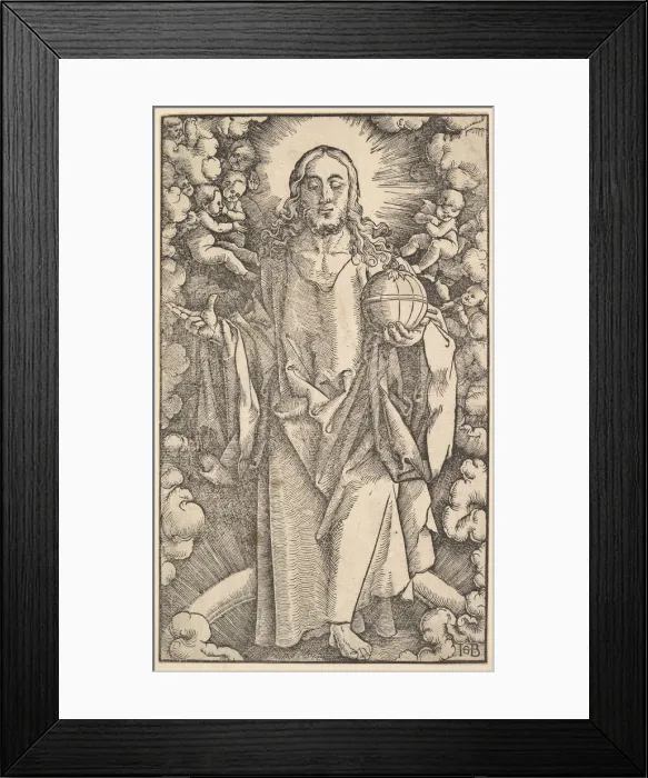 Framed Print : Christ from Christ and the Apostles, 1519. Creator: Hans Baldung Framed Print : Christ from Christ and the Apostles, 1519. Creator: Hans Baldung