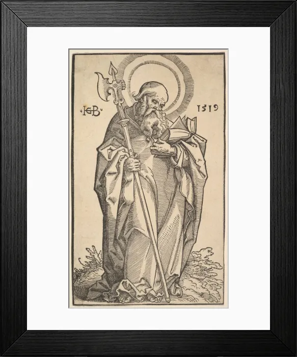 Framed Print : St. Matthew from Christ and the Apostles, 1519. Creator: Hans Baldung Framed Print : St. Matthew from Christ and the Apostles, 1519. Creator: Hans Baldung