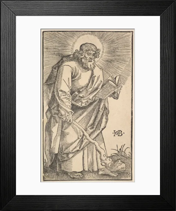 Framed Print : St. Judas Thaddaeus from Christ and the Apostles, 1519. Creator: Hans Baldung Framed Print : St. Judas Thaddaeus from Christ and the Apostles, 1519. Creator: Hans Baldung