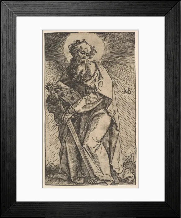 Framed Print : Saint Paul from Christ and the Apostles, 1519. Creator: Hans Baldung Framed Print : Saint Paul from Christ and the Apostles, 1519. Creator: Hans Baldung