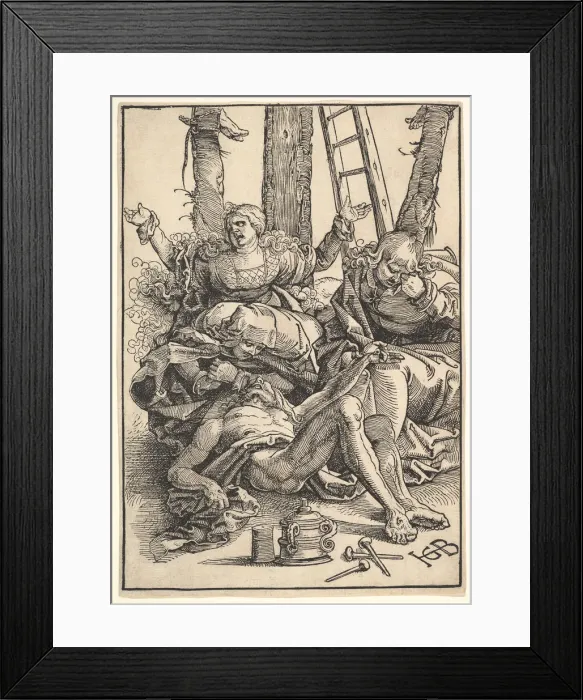 Framed Print : Lamentation for Christ, 1510. Creator: Hans Baldung