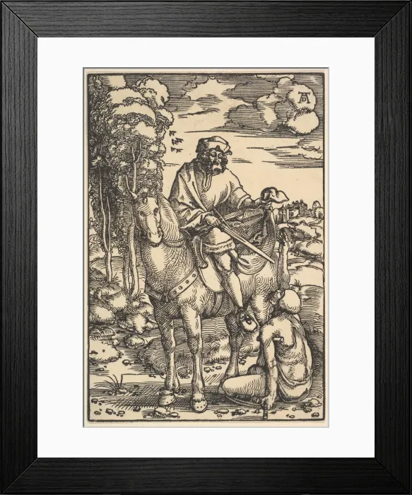 Framed Print : St. Martin, 16th century. Creator: Hans Baldung Framed Print : St. Martin, 16th century. Creator: Hans Baldung