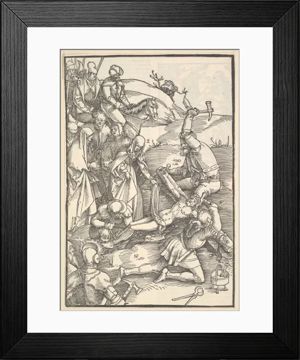 Framed Print : Christ Nailed to the Cross; verso: Christ Nailed to the Cross Framed Print : Christ Nailed to the Cross; verso: Christ Nailed to the Cross