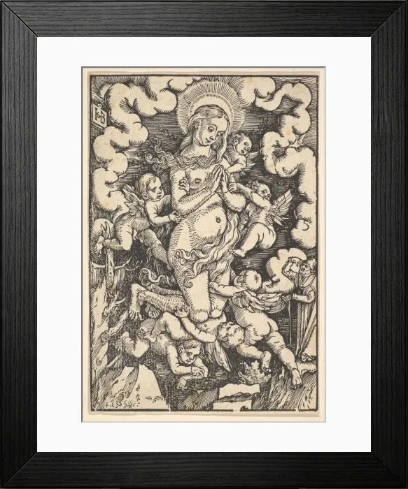 Framed Print : St. Mary Magdalen, ca. 1512. Creator: Hans Baldung Framed Print : St. Mary Magdalen, ca. 1512. Creator: Hans Baldung