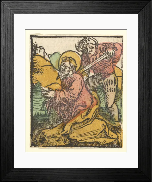 Framed Print : St. Matthew (copy), after 1511. Creator: Unknown Framed Print : St. Matthew (copy), after 1511. Creator: Unknown