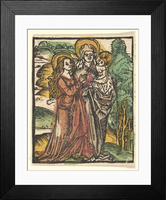 Framed Print : St. Anne (copy), after 1511. Creator: Unknown Framed Print : St. Anne (copy), after 1511. Creator: Unknown