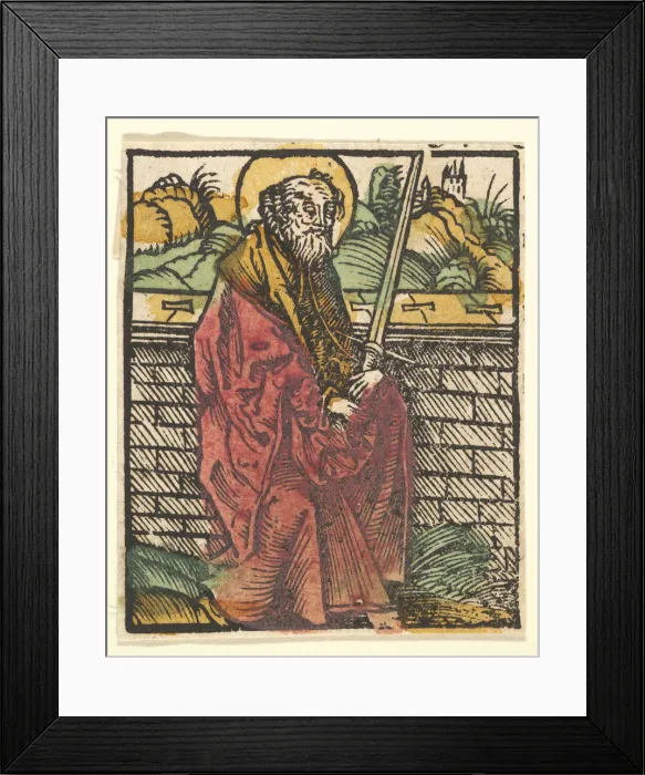 Framed Print : St. Paul (adaptation), after 1512. Creator: Unknown Framed Print : St. Paul (adaptation), after 1512. Creator: Unknown