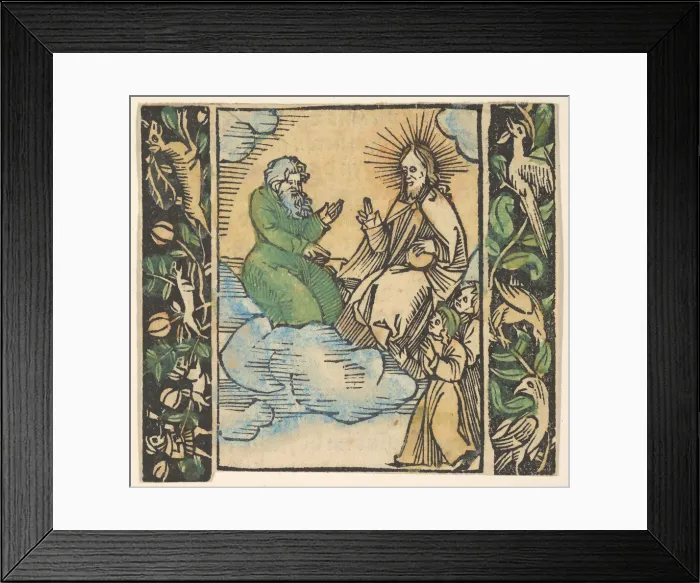 Framed Print : Illustration from Beschlossen Gart des Rosenkranz Mariae. Creator: Hans Baldung Framed Print : Illustration from Beschlossen Gart des Rosenkranz Mariae. Creator: Hans Baldung