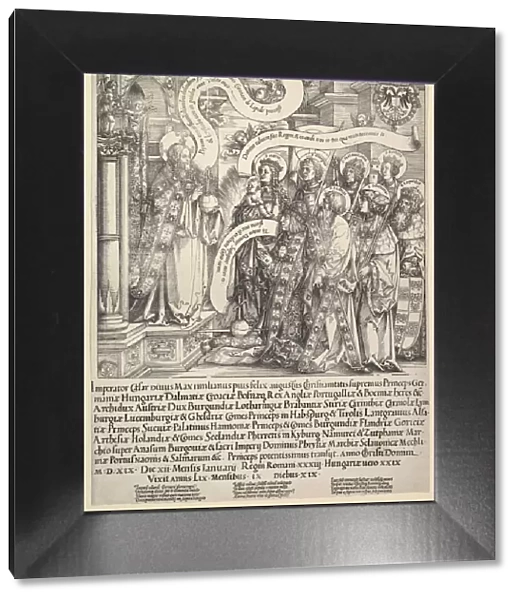 Maximilian Presented by his Patron Saints to the Almighty, 1519