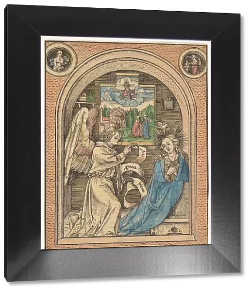 The Annunciation, late 15th-early 16th century. Creator: Hans Wechtlin the Elder