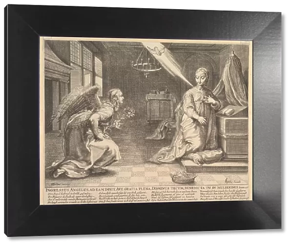 The Annunciation, before 1652. Creator: Claes Jansz Visscher