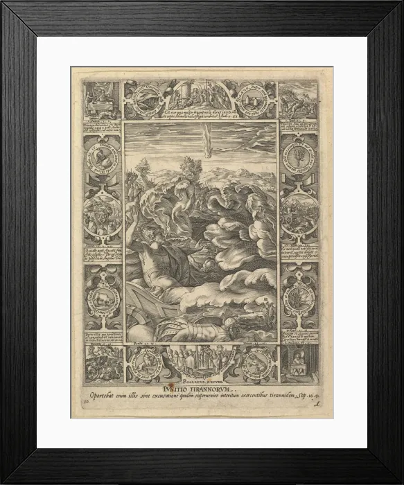 Framed Print : Punitio Malorum, from Allegories of the Christian Faith Framed Print : Punitio Malorum, from Allegories of the Christian Faith