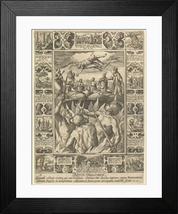 Framed Print : Punitio Tirannorum, from Allegories of the Christian Faith Framed Print : Punitio Tirannorum, from Allegories of the Christian Faith