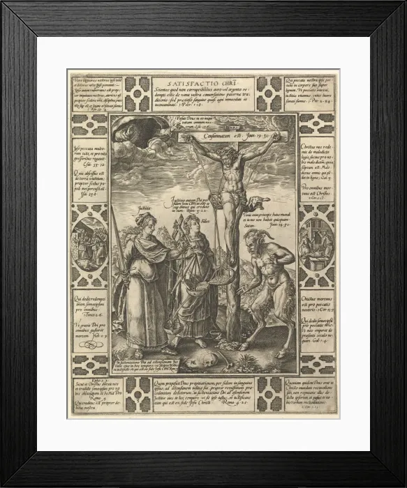 Framed Print : Satisfactio Christi, from Allegories of the Christian Faith Framed Print : Satisfactio Christi, from Allegories of the Christian Faith