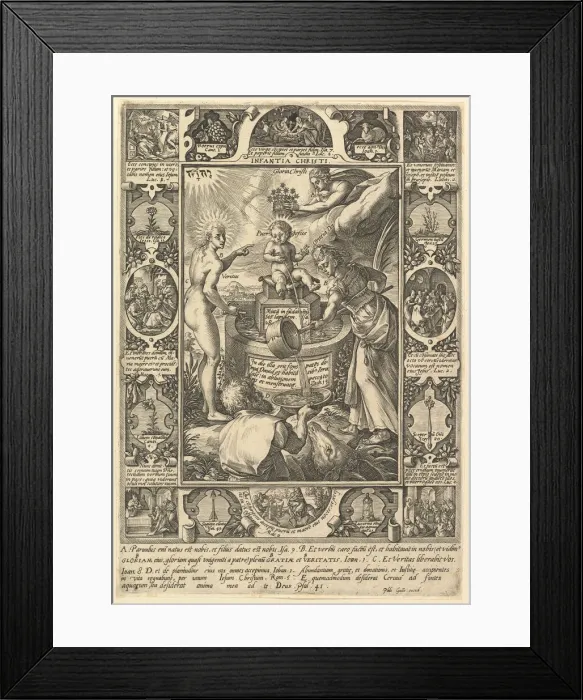 Framed Print : The Infant Christ, from Allegorical Scenes on the Life of Christ Framed Print : The Infant Christ, from Allegorical Scenes on the Life of Christ
