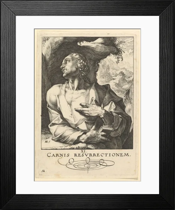 Framed Print : St. Jude Thaddaeus, from Christ, the Apostles and St. Paul with the Creed, ca. 1589 Framed Print : St. Jude Thaddaeus, from Christ, the Apostles and St. Paul with the Creed, ca. 1589