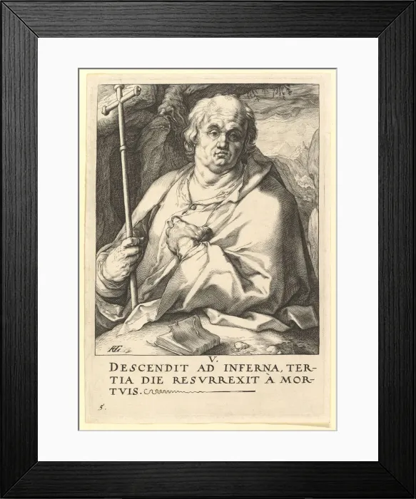 Framed Print : St. Philip, from Christ, the Apostles and St. Paul with the Creed, ca. 1589 Framed Print : St. Philip, from Christ, the Apostles and St. Paul with the Creed, ca. 1589