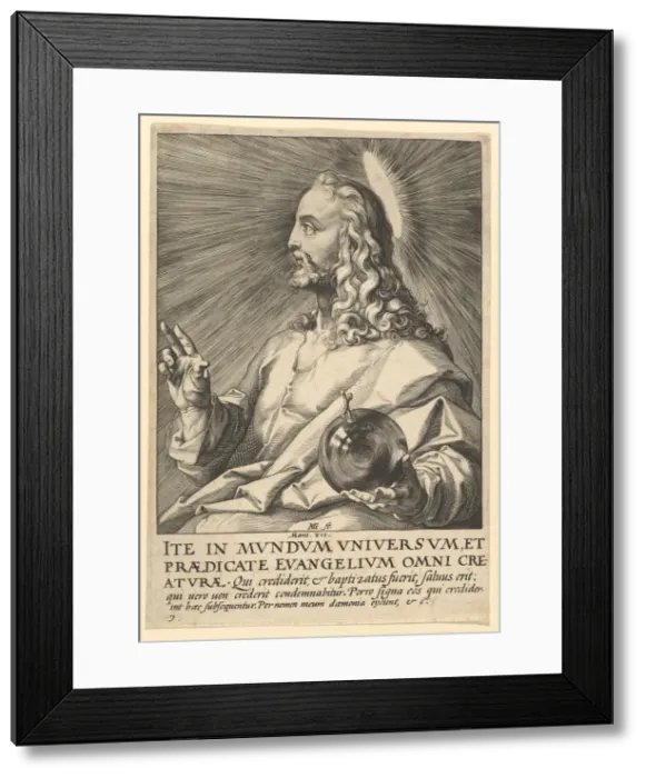Framed Print : Christ, from Christ, the Apostles and St. Paul with the Creed, ca. 1589 Framed Print : Christ, from Christ, the Apostles and St. Paul with the Creed, ca. 1589