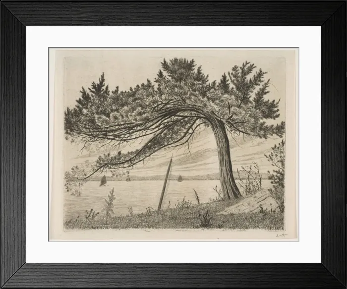 Framed Print : Pelham Bay, ca. 1875. Creator: Henry Farrer Framed Print : Pelham Bay, ca. 1875. Creator: Henry Farrer