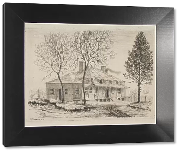 Somerindyck House (from Scenes of Old New York), 1870. Creator: Henry Farrer