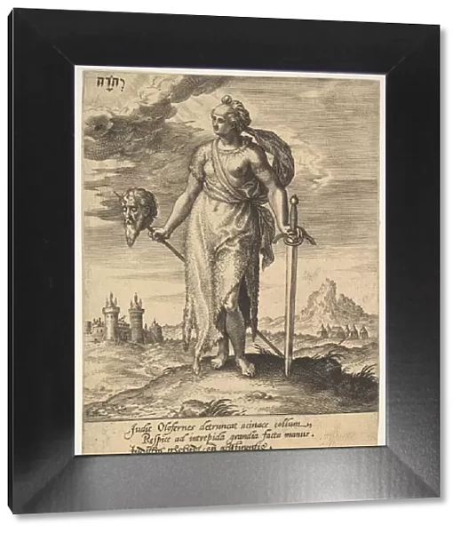 Judith, from Willem van Haecht, Tyrannorum proemia, 1578, 1578
