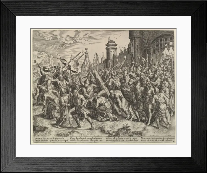 Framed Print : Christ on the Way to Calvary, ca. 1560. Creator: Unknown Framed Print : Christ on the Way to Calvary, ca. 1560. Creator: Unknown
