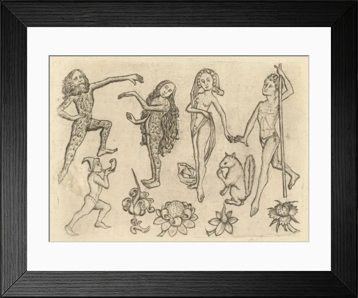 Framed Print : Designs for Goldsmiths. n. d. Creator: Israhel van Meckenem
