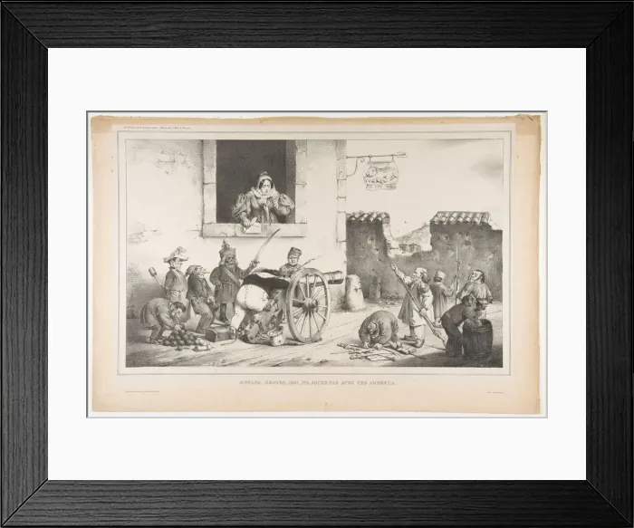 Framed Print : Children, Obey Me, Do Not Play With Those Weapons, April 1834 Framed Print : Children, Obey Me, Do Not Play With Those Weapons, April 1834