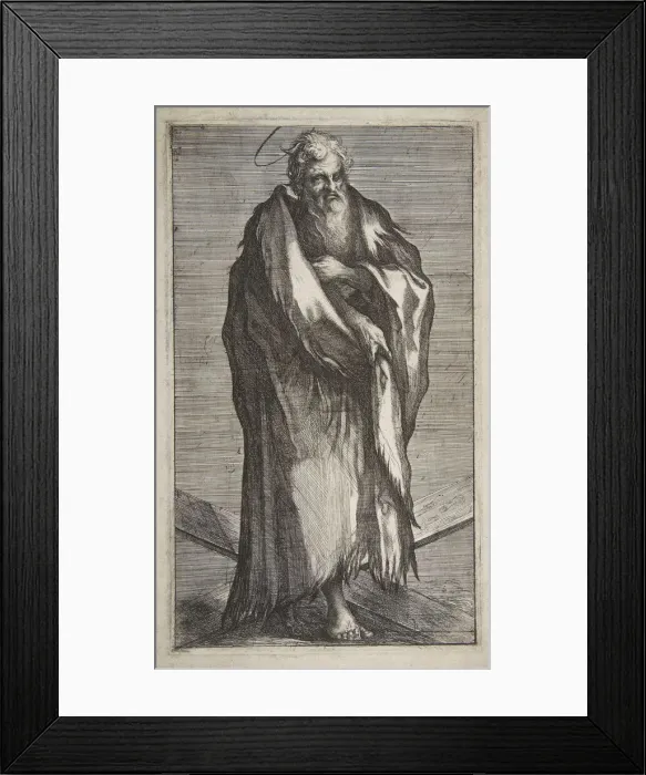 Framed Print : Saint Andrew, 1595-1616. Creator: Jacques Bellange