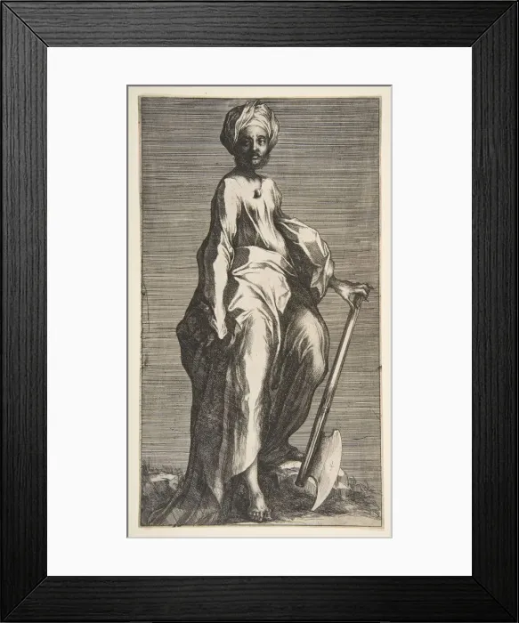 Framed Print : Saint Jude (or Saint Matthias), 1595-1616. Creator: Jacques Bellange Framed Print : Saint Jude (or Saint Matthias), 1595-1616. Creator: Jacques Bellange
