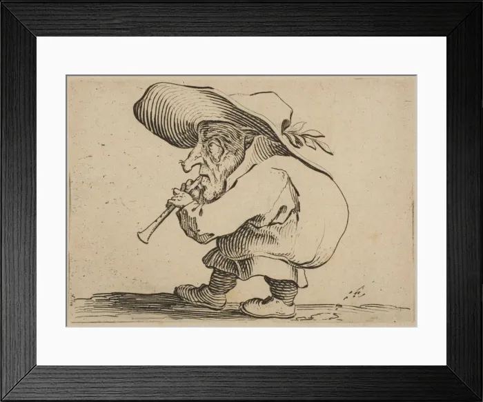 Framed Print : Le Joueur de Flageolet (The Flageolet Player), from Varie Figure Gobbi Framed Print : Le Joueur de Flageolet (The Flageolet Player), from Varie Figure Gobbi
