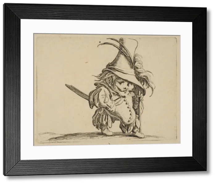 Framed Print : L Homme au Ventre Tombant et au Chapeau Tres Elevé Framed Print : L Homme au Ventre Tombant et au Chapeau Tres Elevé