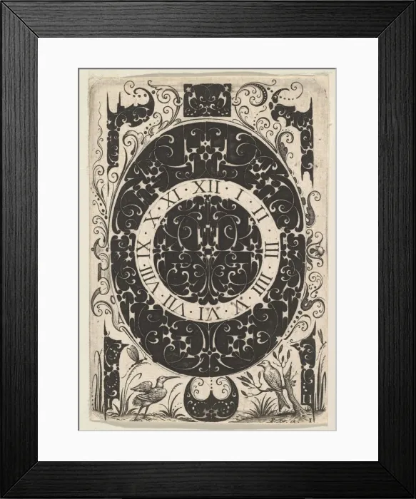Framed Print : Oval Watchcase with Birds and Smaller Motifs, ca. 1614-19. Creator: Jacques Hurtu Framed Print : Oval Watchcase with Birds and Smaller Motifs, ca. 1614-19. Creator: Jacques Hurtu