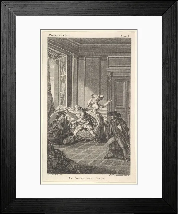 Framed Print : A man curled up in a chair looks toward another man who approaches him from the left i Framed Print : A man curled up in a chair looks toward another man who approaches him from the left i
