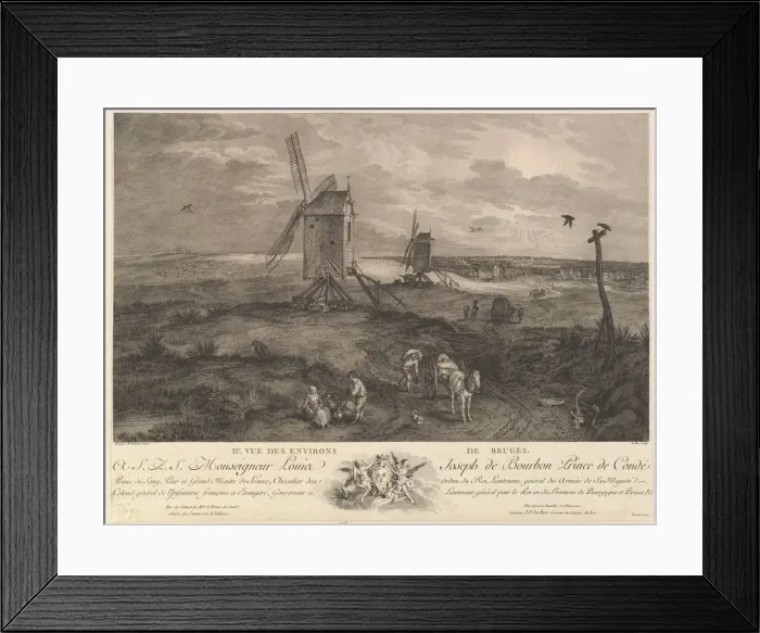 Framed Print : Second View of the Surroundings of Bruges (IIe. Vue des environs de Bruges) Framed Print : Second View of the Surroundings of Bruges (IIe. Vue des environs de Bruges)