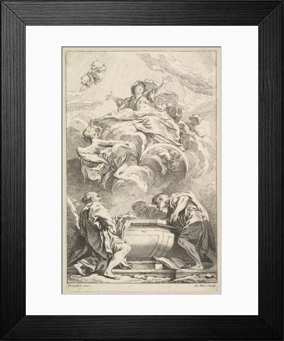 Framed Print : L Assomption. Creator: Jacques Philippe Le Bas Framed Print : L Assomption. Creator: Jacques Philippe Le Bas