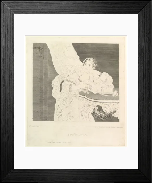Framed Print : Sigismunda, May 5, 1790. Creator: James Basire I Framed Print : Sigismunda, May 5, 1790. Creator: James Basire I